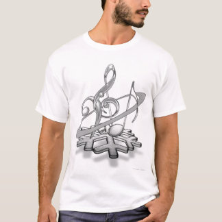 Muzieknoten T-shirt