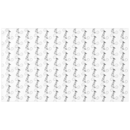 Muzieknoten Tafelkleed (Voorkant (Horizontaal))