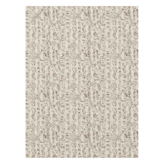 Muzieknoten Tafelkleed (Voorkant)