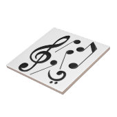 Muzieknoten Tegeltje (Zijkant)