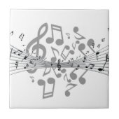 Muzieknoten Tegeltje (Voorkant)