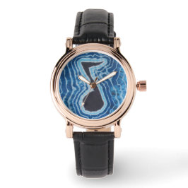 Muzieknoten Tie Dye Horloge