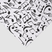 Muzieknoten Tissuepapier (Detail)