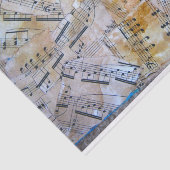 Muzieknoten tissuepapier (Detail)