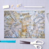 Muzieknoten tissuepapier (Craft)