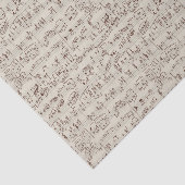 Muzieknoten Tissuepapier (Detail)