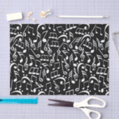 Muzieknoten Tissuepapier (Craft)