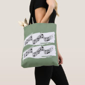 Muzieknoten Tote Bag (Dichtbij)