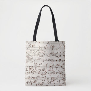 Muzieknoten Tote Bag