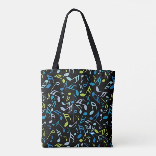 Muzieknoten Tote Bag (Achterkant)
