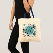 Muzieknoten Tote Bag (Voorkant (product))