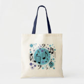 Muzieknoten Tote Bag (Voorkant)