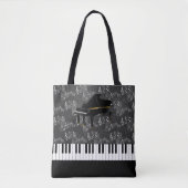 Muzieknoten Tote Bag (Voorkant)