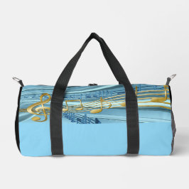 Muzieknoten van Baby Blue Plunjezak
