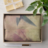 Muzieknoten van bloem en mensvogel tissuepapier (Geschenk)