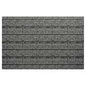 muzieknoten van grunge stof (Fat Quarter)