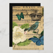 muzieknoten van  kroon kaart (Voorkant / Achterkant)