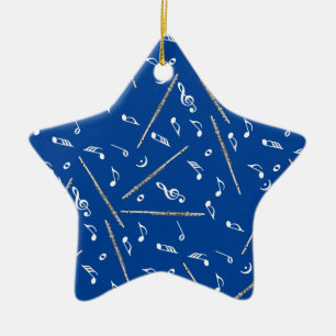 Muzieknoten van rookkanalen keramisch ornament