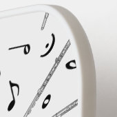 Muzieknoten van rookkanalen pickleball paddle (Links Detail)