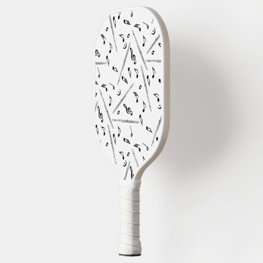 Muzieknoten van rookkanalen pickleball paddle (Links)