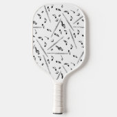 Muzieknoten van rookkanalen pickleball paddle (Achterkant)