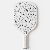 Muzieknoten van rookkanalen pickleball paddle (Voorkant)
