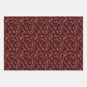 Muzieknoten van snoepsuikerriet inpakpapier vel (Voorkant)