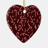 Muzieknoten van snoepsuikerriet keramisch ornament (Rechts)