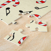 Muzieknoten van snoepsuikerriet legpuzzel (Zijkant)