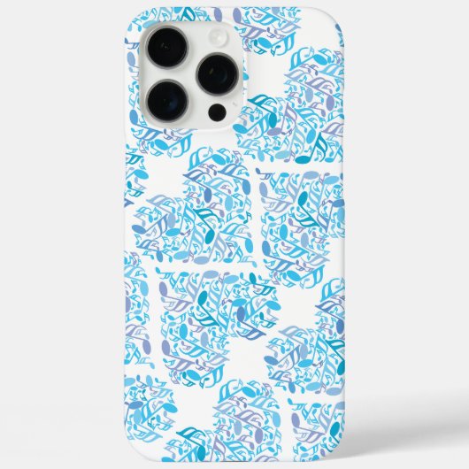 Muzieknoten Verticale strepen Case-Mate iPhone Case (Achterkant)