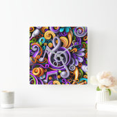 Muzieknoten Vierkante Klok (Huis)