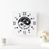 Muzieknoten Vierkante Klok (Huis)