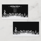 Muzieknoten Visitekaartje (Voorkant / Achterkant)
