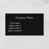 muzieknoten Visitekaartjes (Achterkant)