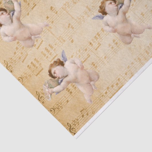 Muzieknoten voor Engelsen Tissuepapier (Detail)