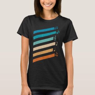 Muzieknoten voor muziekdocent Cut Musical T-shirt