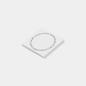 Muzieknoten voor muzieknotatie post-it® notes (Schuin)