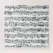 Muzieknoten voor vellen legpuzzel (Verticaal)