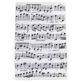 Muzieknoten voor vellen medium cadeauzakje (Achterkant)