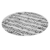 Muzieknoten voor vellen snijplank (Hoek)