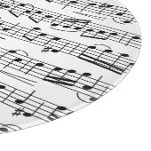 Muzieknoten voor vellen snijplank (Hoek)