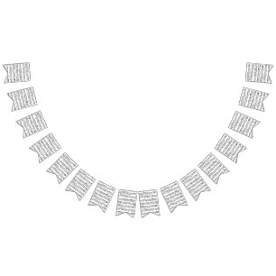 Muzieknoten voor vellen vlaggetjes