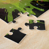 Muzieknoten voor wolkleurige waterverf legpuzzel (Zijkant)