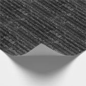  muzieknoten zwart wit cadeaupapier (Hoek)