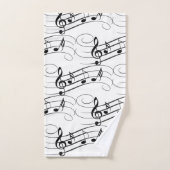 Muzieknotenstroom Bad Handdoek (Handdoek)