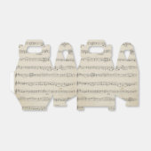  muzieknotitie bedankdoosjes (Uitgevouwen)