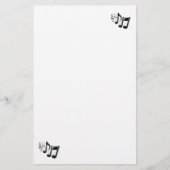 Muzieknotitie Briefpapier (Voorkant)