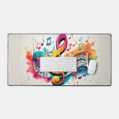 Muzieknotitie Bureaumat (Keyboard & Muis)