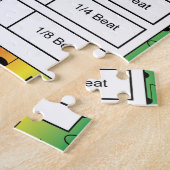 Muzieknotitie Educatieve Regenboog Legpuzzel (Zijkant)