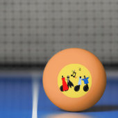 Muzieknotitie emoji pingpongbal (Net)